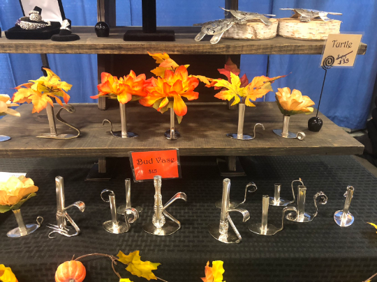 Handmade flatware pieces